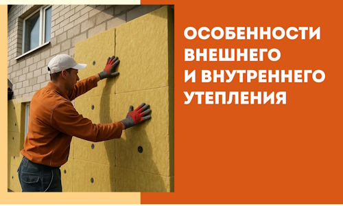 Какие особенности внешнего и внутреннего утепления в Назрани