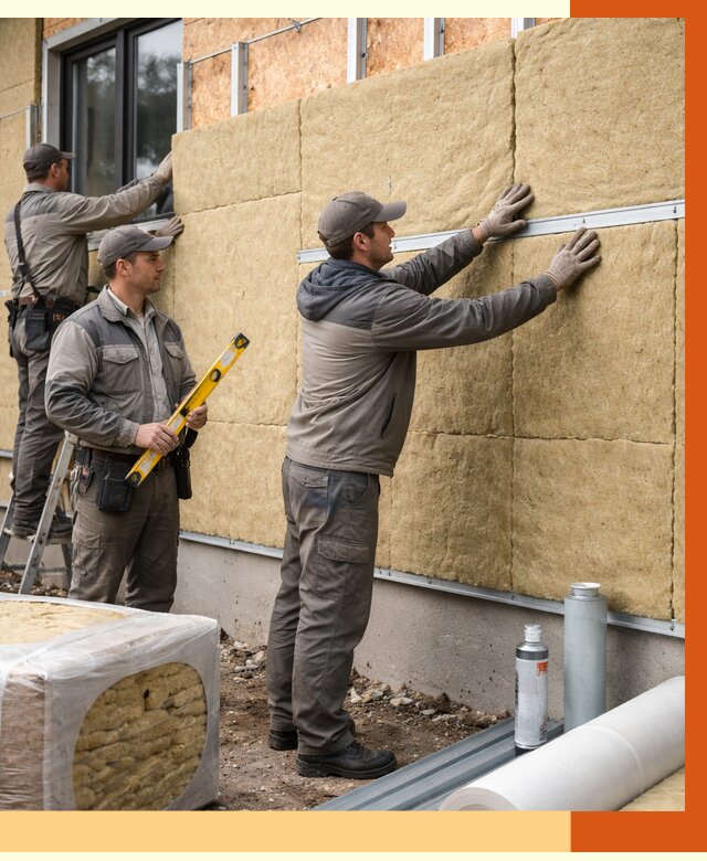 Утепление дома из SIP панелей в Назрани от 6369 руб./м² под ключ | ТепломастерНзр