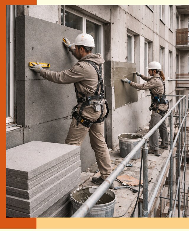 Утепление квартиры снаружи под ключ в Назрани