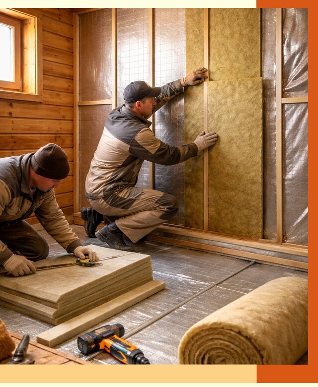 Утепление бани изнутри в Назрани под ключ от 4314 руб./м² | ТепломастерНзр