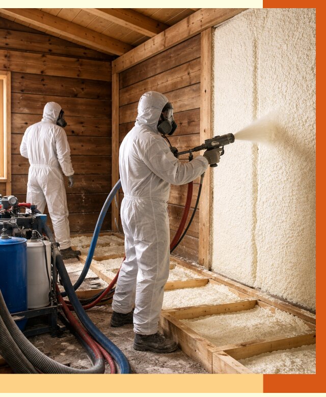 Утепление бани ппу в Назрани под ключ от 4314 руб./м2 | ТепломастерНзр - напыление и монтаж ппу