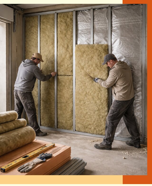 Утепление гаража изнутри в Назрани от 7704 руб/м2 — работы и цена | ТепломастерНзр