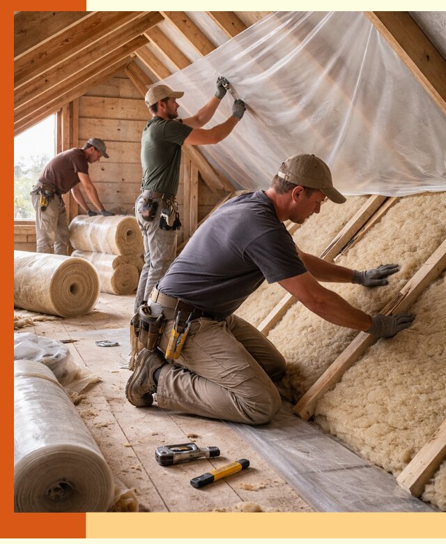 Утепление крыши изнутри в Назрани: профессионально и надежно