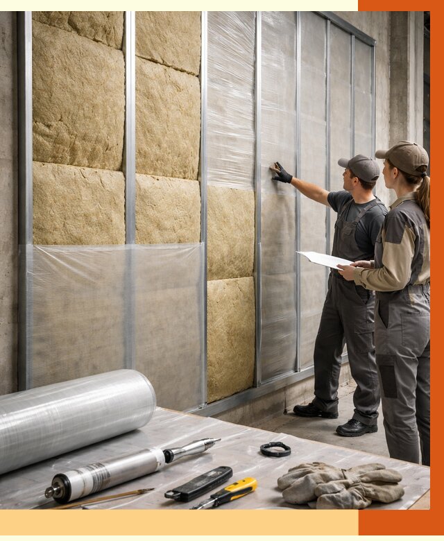 Утепление склада химсырья в Назрани от 4622 руб. под ключ | ТепломастерНзр