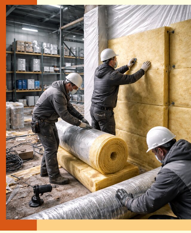 Утепление склада химсырья в Назрани: безопасная и эффективная изоляция