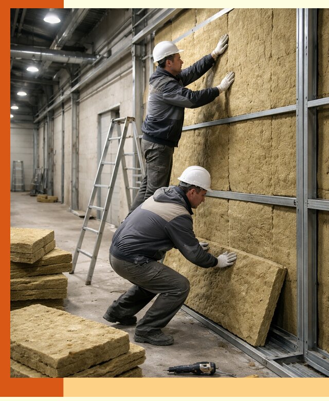 Утепление цеха под ключ в Назрани с гарантией качества