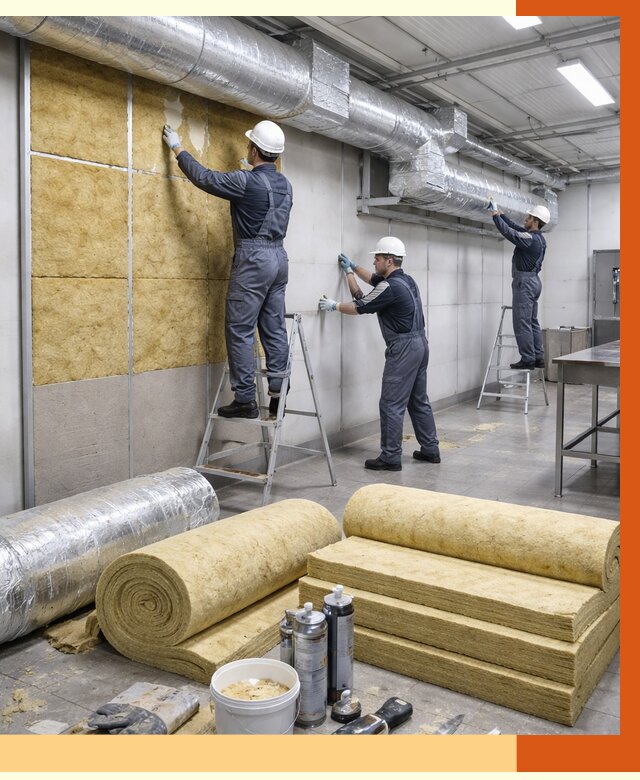 Утепление пищевого цеха в Назрани от 12840 руб./м² — комплексно под ключ | ТепломастерНзр