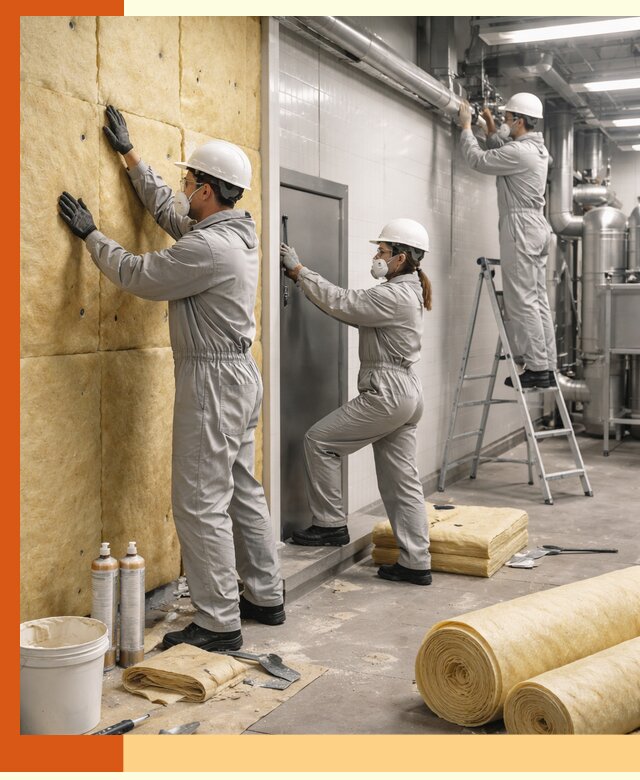 Утепление пищевого цеха под ключ в Назрани