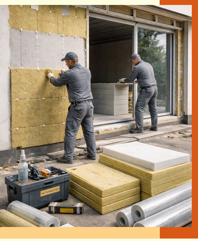 Утепление торгового павильона в Назрани от 14894 руб./м² под ключ | ТепломастерНзр