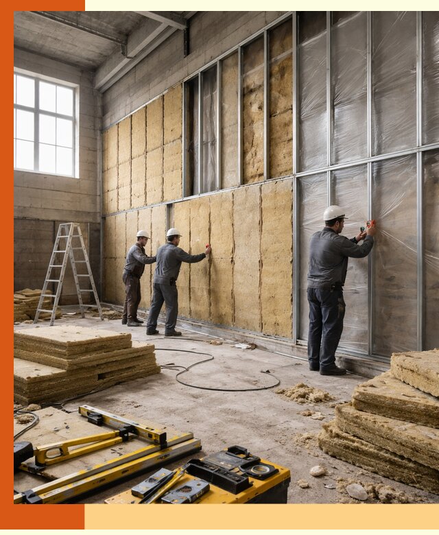 Утепление спортивного зала в Назрани качественно и недорого