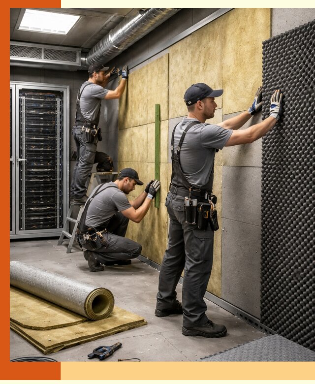 Утепление серверной комнаты профессионально в Назрани