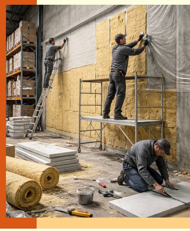 Утепление холодного склада под ключ в Назрани