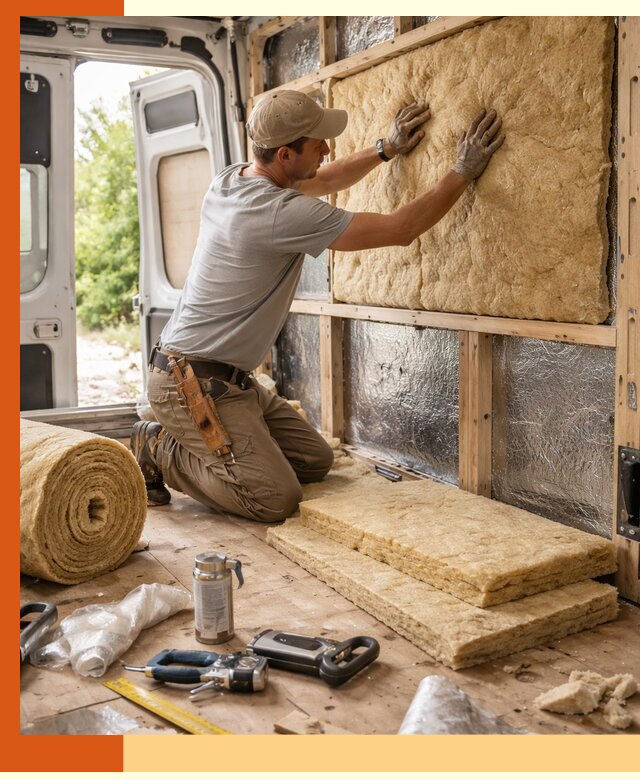 Утепление кемпера под ключ в Назрани с гарантией качества