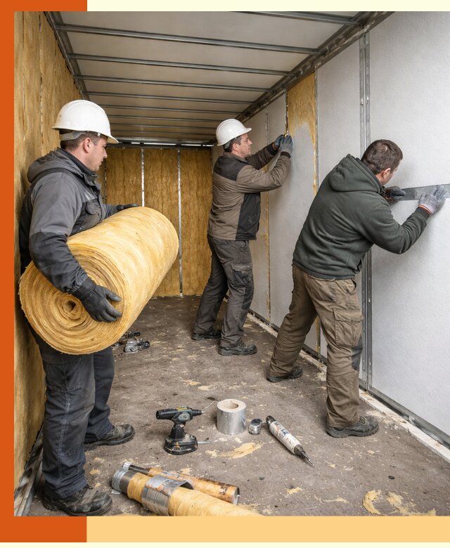 Утепление рефрижераторного контейнера в Назрани профессионально и надежно
