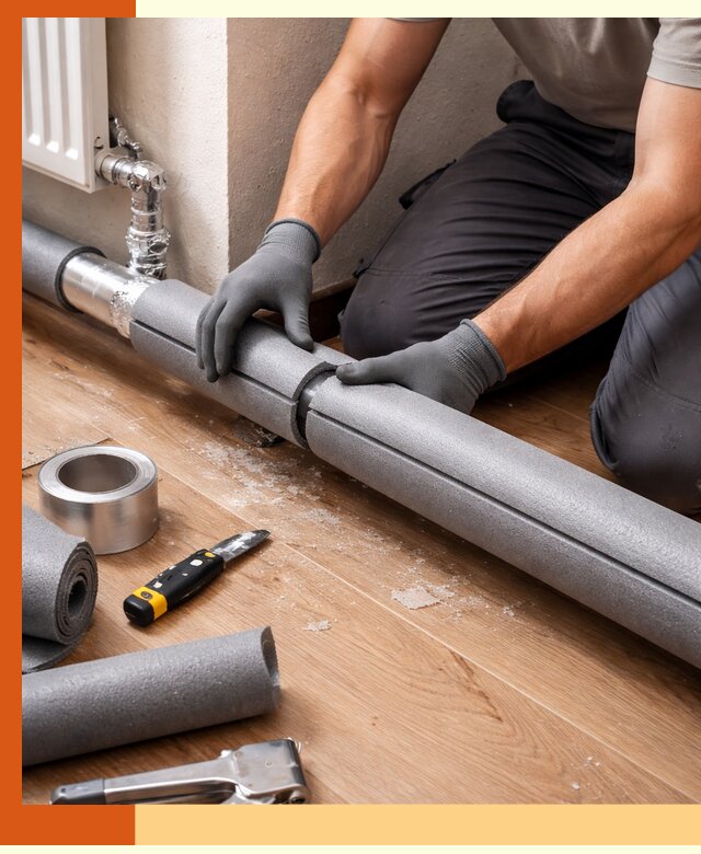 Утепление труб отопления в Назрани: теплоизоляция и защита сети