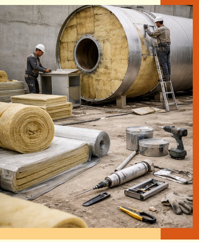 Утепление резервуара с топливом в Назрани от 28248 руб. под ключ | ТепломастерНзр