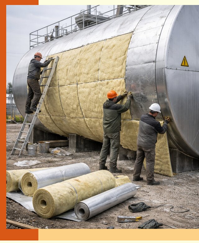 Утепление резервуаров с топливом в Назрани надежно и экономично