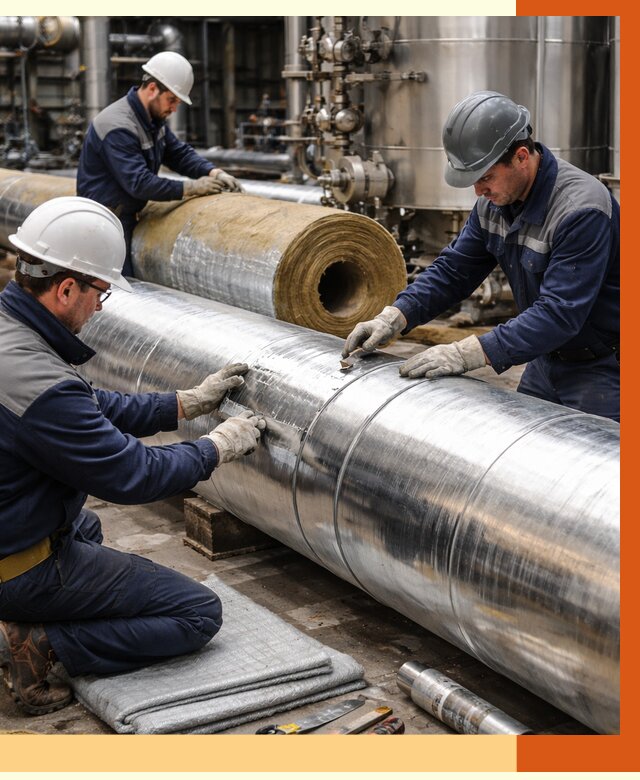 Утепление технологического оборудования в Назрани от 4314 руб. за м2 | ТепломастерНзр