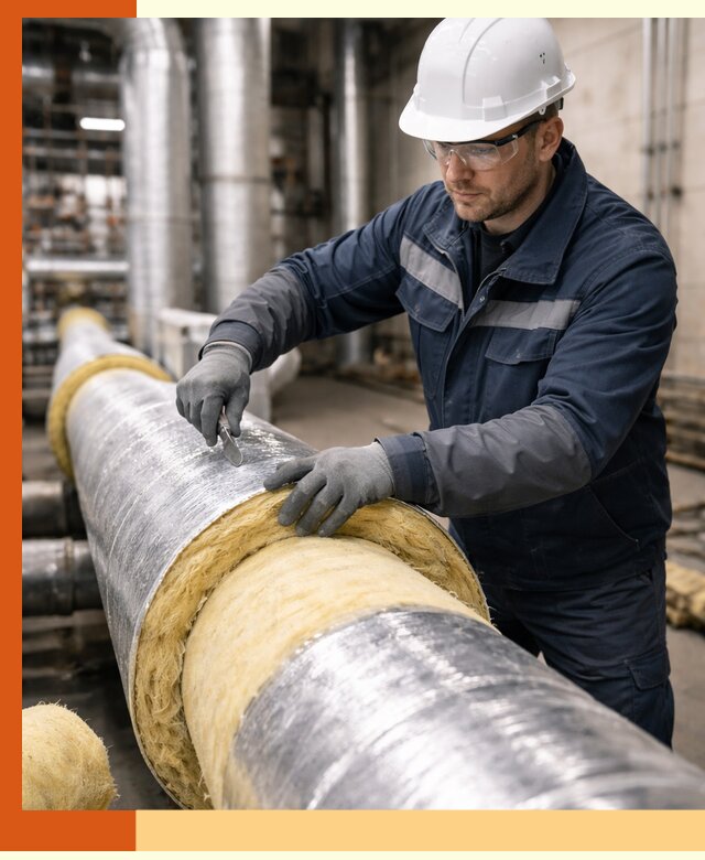 Утепление технологического оборудования и заводских установок в Назрани