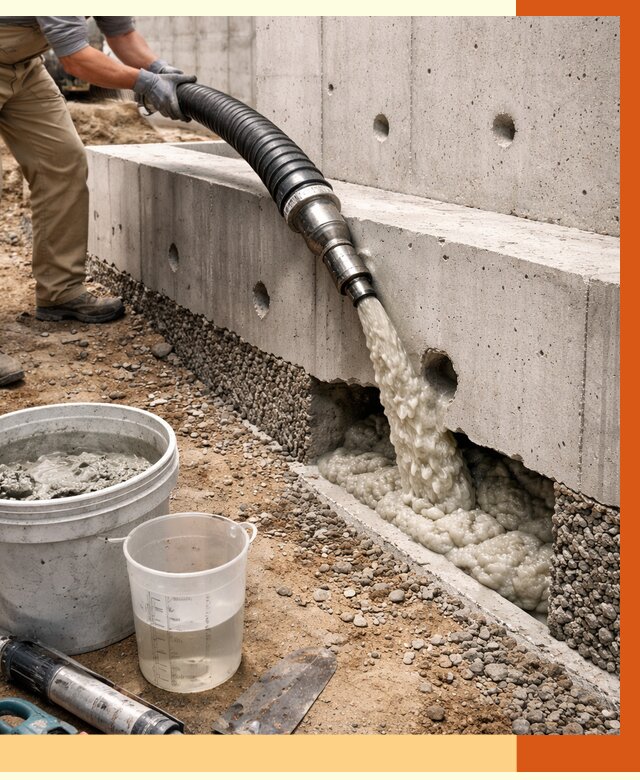 Заполнение полостей фундамента в Назрани от 6985 руб. под ключ | ТепломастерНзр