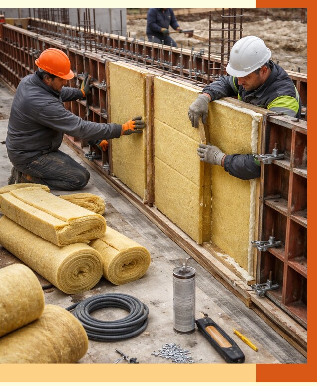 Теплоизоляция опалубки в Назрани от 7396 руб. за м2 — услуги и монтаж | ТепломастерНзр