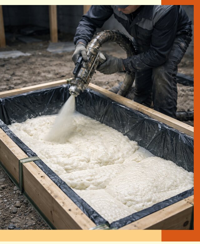 Заливка ППУ в формы в Назрани от 2568 руб. — утепление форм под ключ | ТепломастерНзр