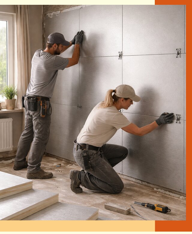 Утепление PIR панелями в Назрани от 4314 руб. под ключ | ТепломастерНзр