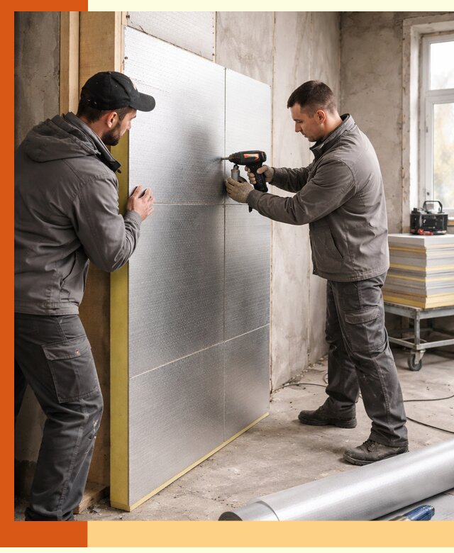 Утепление PIR панелями домов и зданий в Назрани