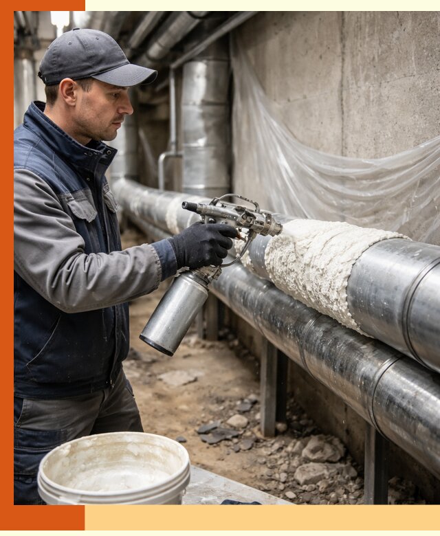 Утепление труб жидкой теплоизоляцией в Назрани