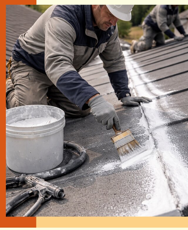 Утепление кровли жидкой теплоизоляцией в Назрани