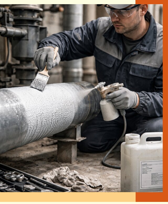 Утепление оборудования жидкой теплоизоляцией в Назрани от 4622 руб. | ТепломастерНзр