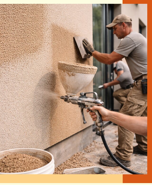 Утепление фасада жидкой пробкой в Назрани от 4931 руб./м² под ключ | ТепломастерНзр