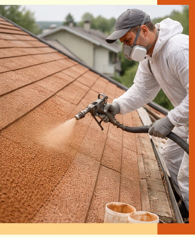 Утепление кровли жидкой пробкой в Назрани от 2773 руб./м² под ключ | ТепломастерНзр