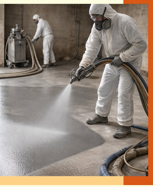 Гидроизоляция полимочевиной в Назрани от 8731 руб/м² — напыление полимерной гидроизоляции | ТепломастерНзр