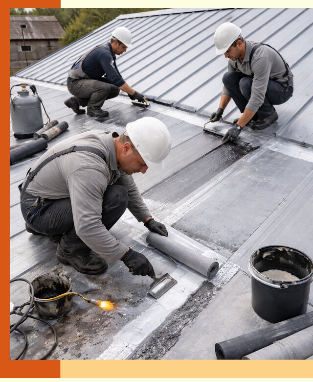 Гидроизоляция металлической кровли с гарантией в Назрани