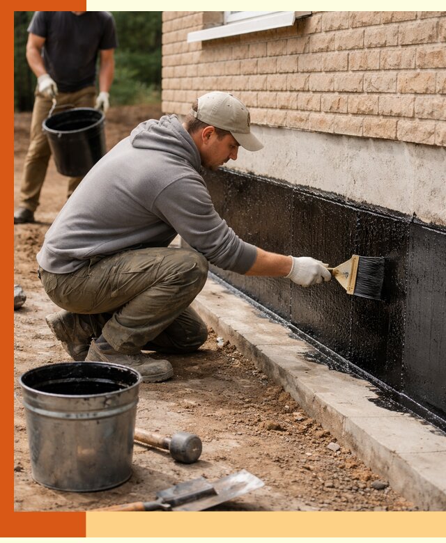 Гидроизоляция цоколя домов и зданий в Назрани эффективными методами