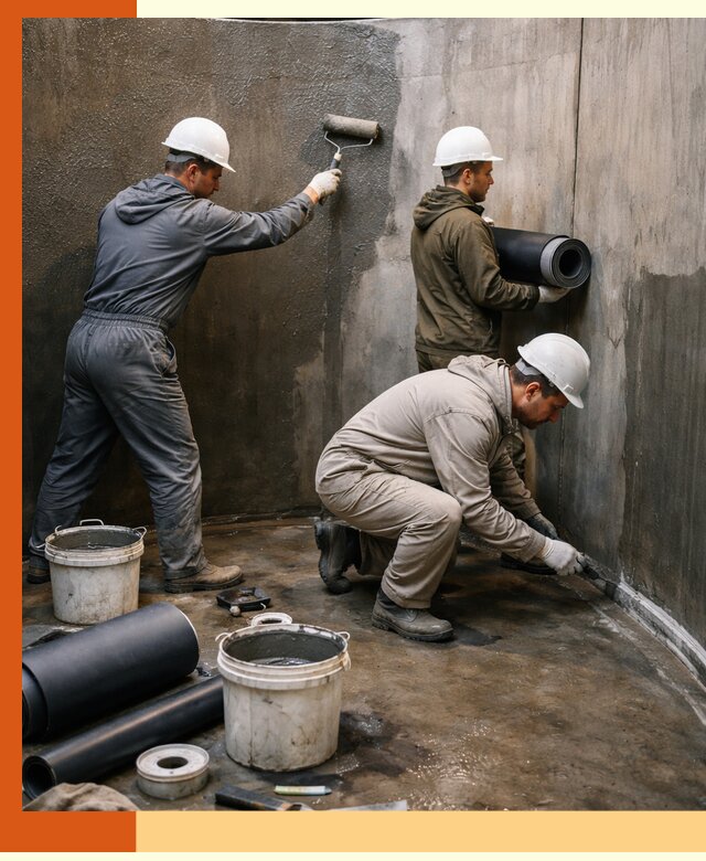 Гидроизоляция резервуара профессионально в Назрани