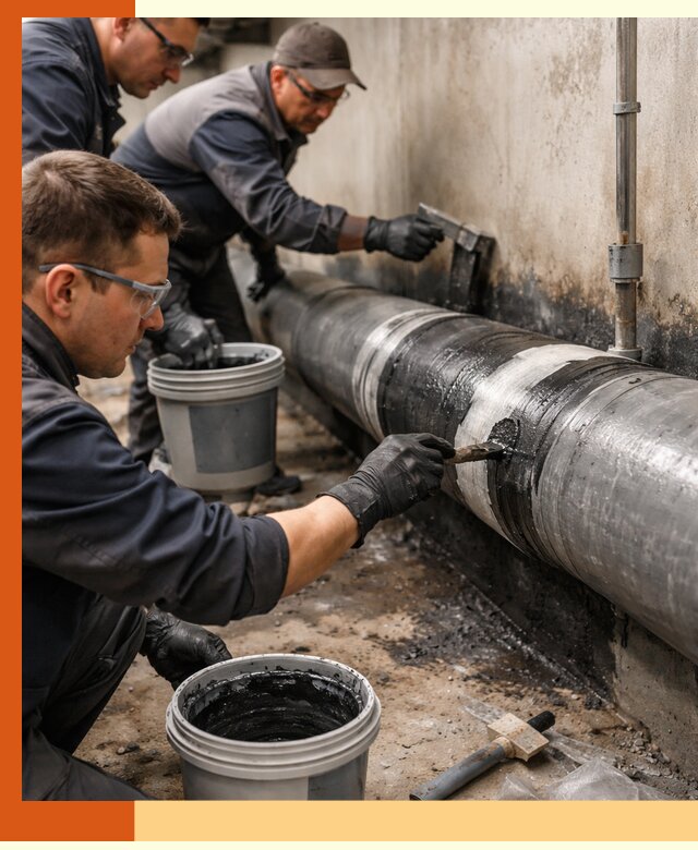 Гидроизоляция труб в Назрани — защита и герметизация коммуникаций