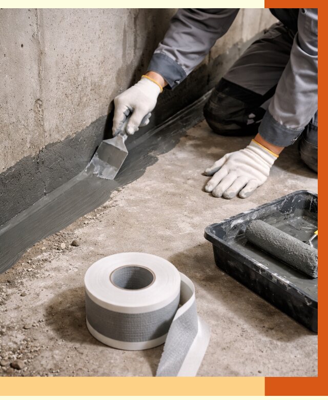 Гидроизоляция швов и герметизация стыков в Назрани от 1284 руб. | ТепломастерНзр