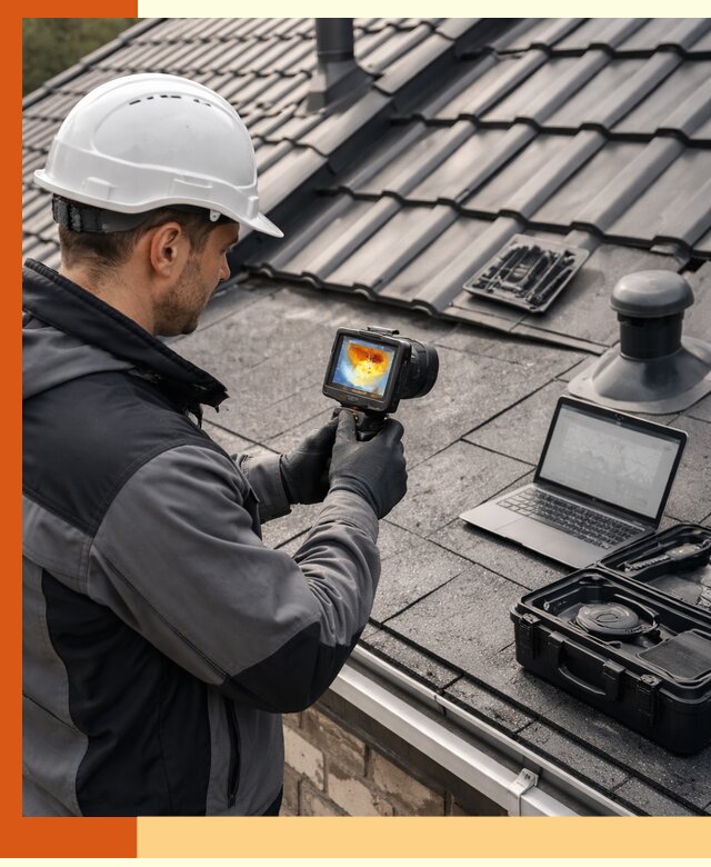 Тепловизионное обследование кровли в Назрани для выявления дефектов
