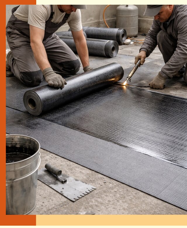 Монтаж гидроизоляционной мембраны в Назрани для зданий и конструкций