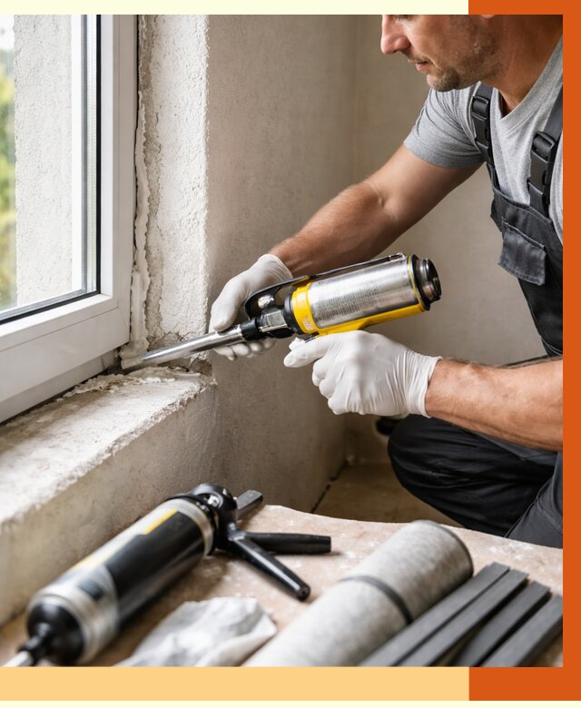 Герметизация стыков и примыканий в Назрани от 1233 руб. под ключ | ТепломастерНзр