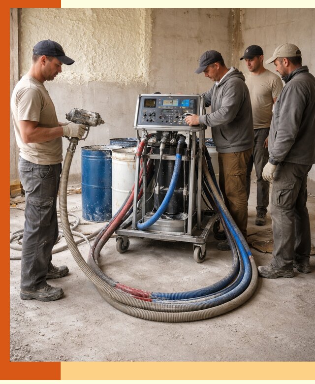 Аренда установки для напыления ППУ в Назрани на выгодных условиях